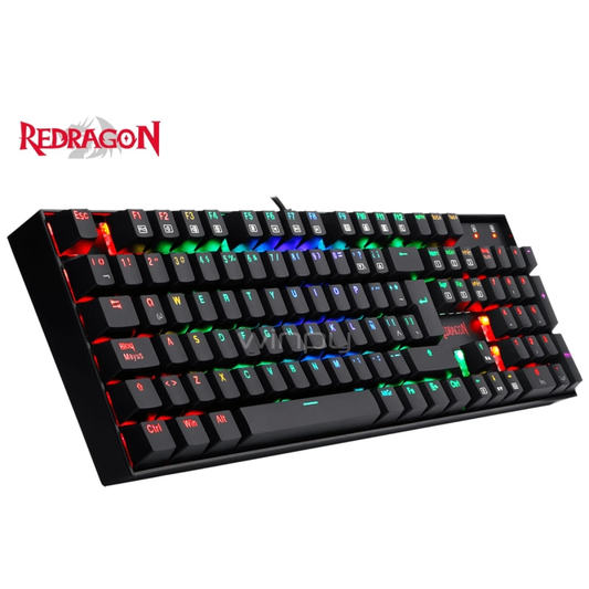 Redragon K551 MITRA Mechanical Gaming Keyboard – Blue Switches & Red LED