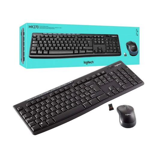 Logitech MK270 Wireless Keyboard & Mouse Combo – Silent & Reliable