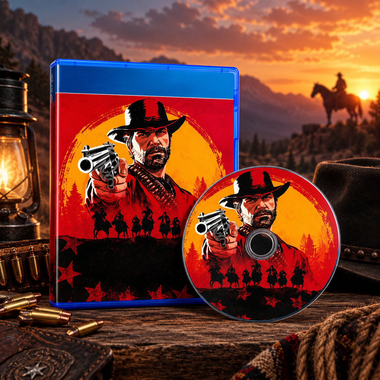 لعبة Red Dead Redemption 2 لجهاز PS4 - أكشن ومغامرات وعالم مفتوح