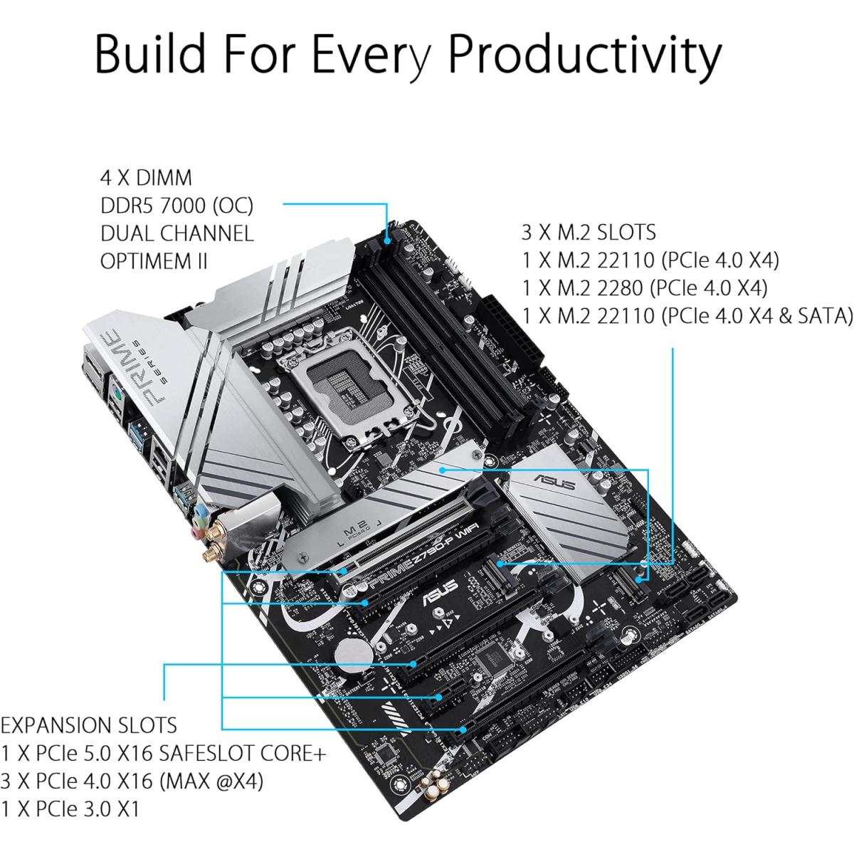 ASUS Prime Z790-P WiFi Motherboard Jordan