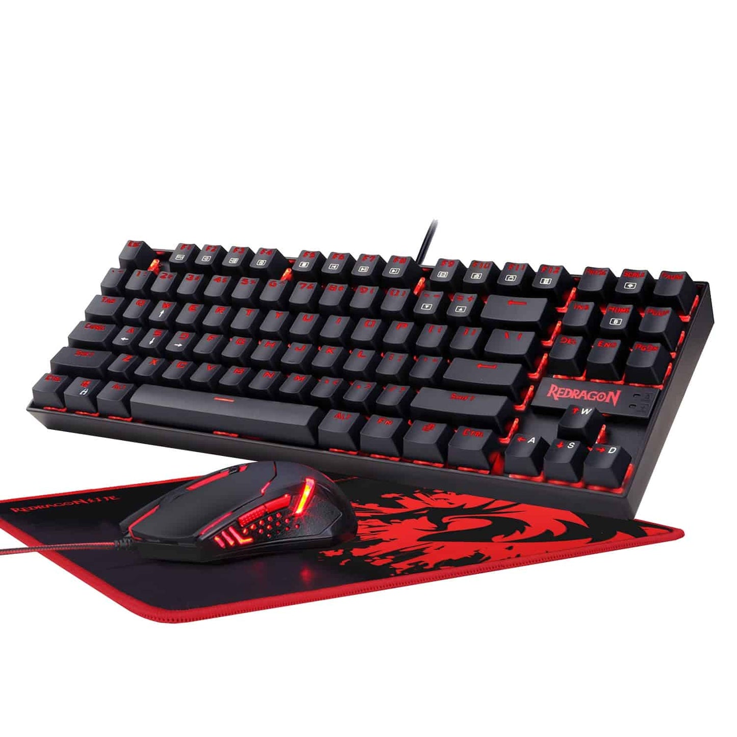 Redragon K552-BA Gaming Combo – Mechanical Keyboard, Mouse & Pad