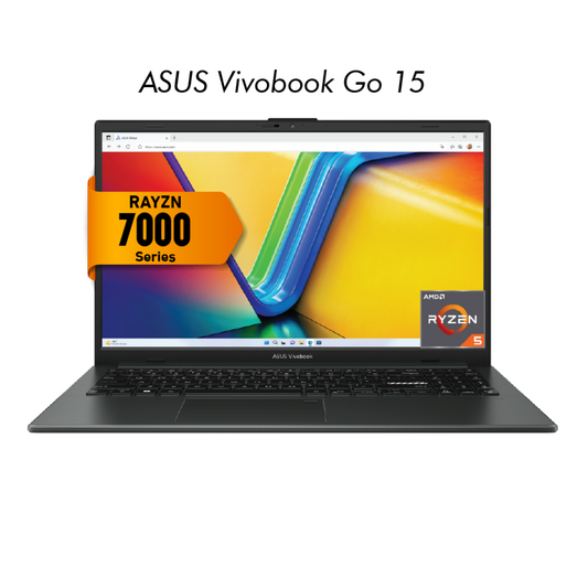 ASUS Vivobook Go 15 (E1504FA) Laptop – Ryzen 5 7520U with 8GB DDR5