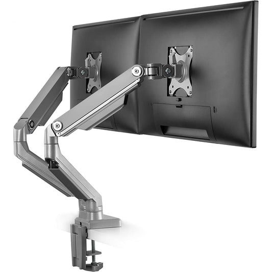 Double arm table stand monitor bracket 17-32