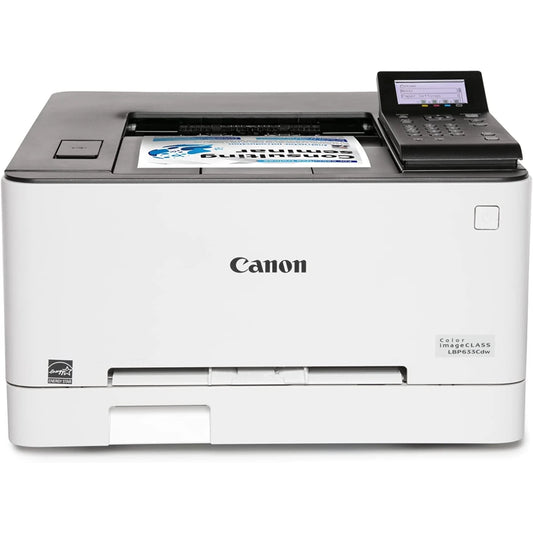 Canon I-SENSYS LBP633Cdw A4 Color Laser Wireless & Duplex Printer For Home & Office up to 21 PM - White