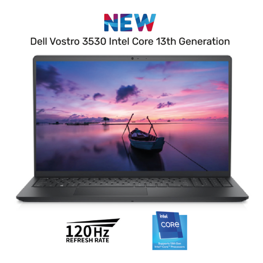 Laptop Dell Vostro 3530 Intel Core i3-1305U Up to 4.50 GHz Processor 8GB DDR4, 512GB SSD, 15.6" FHD 120Hz - 13th Generation / Black