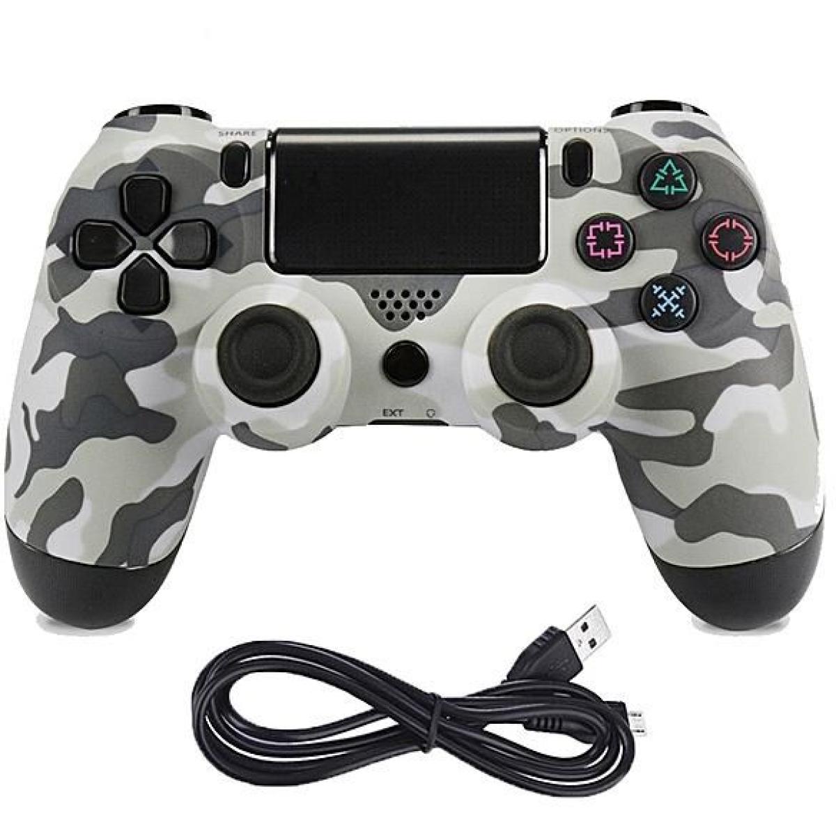 وحدة تحكم لاسلكية لجهاز PS4 Double Shock (الجيش - الأحمر - الأخضر - الأزرق)