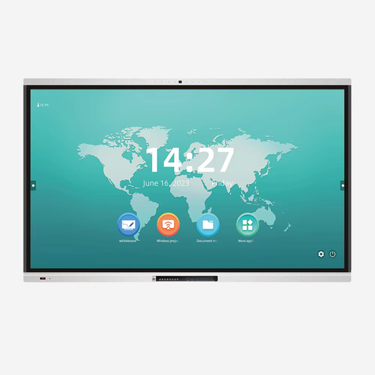 شاشة لمس مسطحة تفاعلية HAING FC-75LED مقاس 75 بوصة 4K Android 14 8G LED