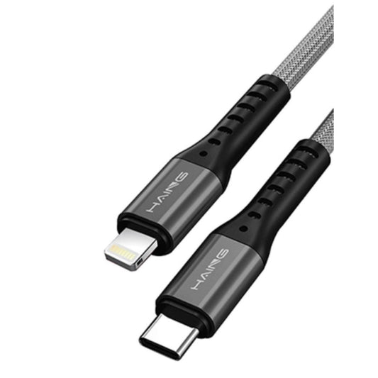 HAVING HI041CL Type-C to Lightning 20W Metal Braided Data Cable 1.2M
