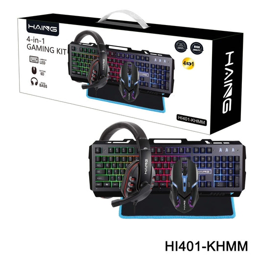 HAING HI-401-KHMM 4 in 1 Gaming Kit