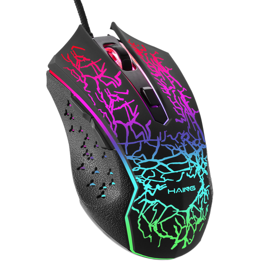 HAING GM100 RGB Gaming Wired Mouse