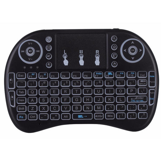 Mini Wireless Keyboard 2.4g Handheld Touchpad Rechargeable Battery