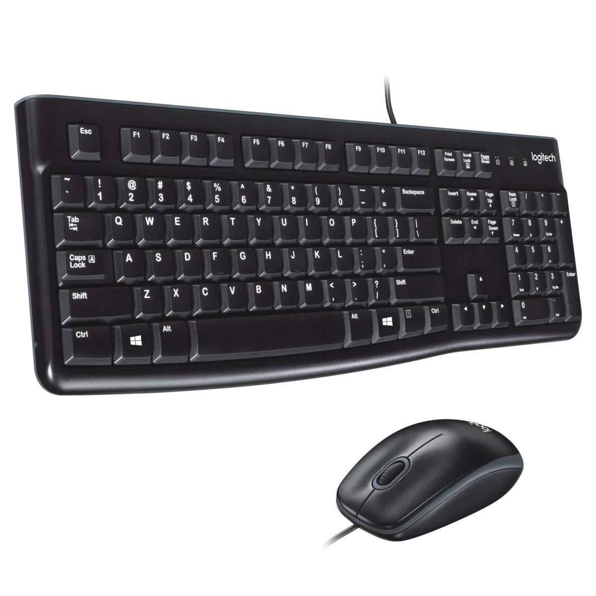 مجموعة لوحة المفاتيح والماوس السلكية Logitech MK120