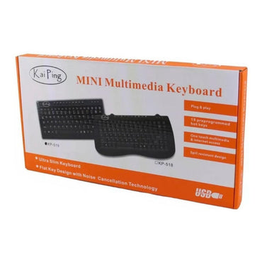 Mini KP-519 Multimedia Keyboard