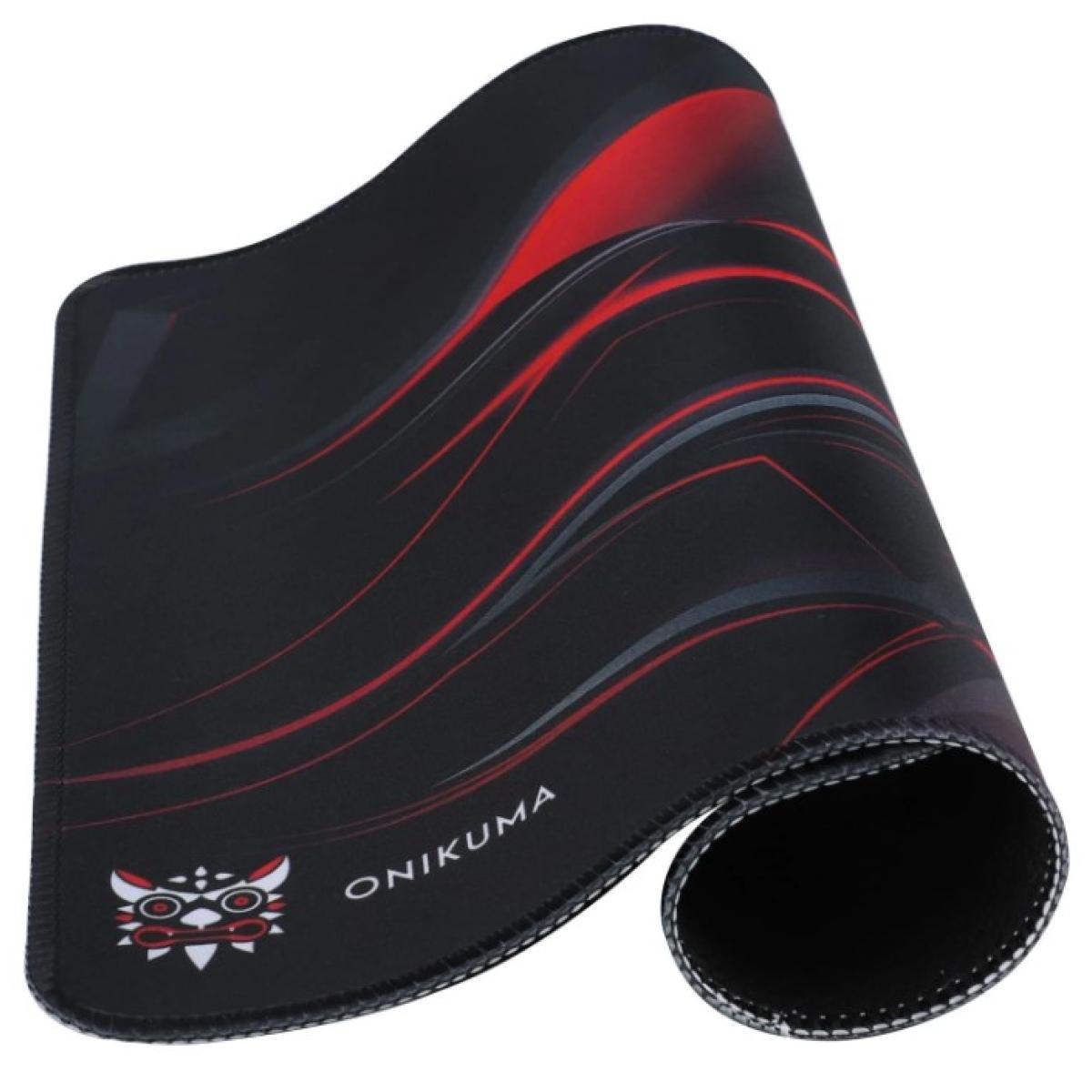 ONIKUMA G4 Black & Red Large Gaming Mouse Pad 350*300*2mm