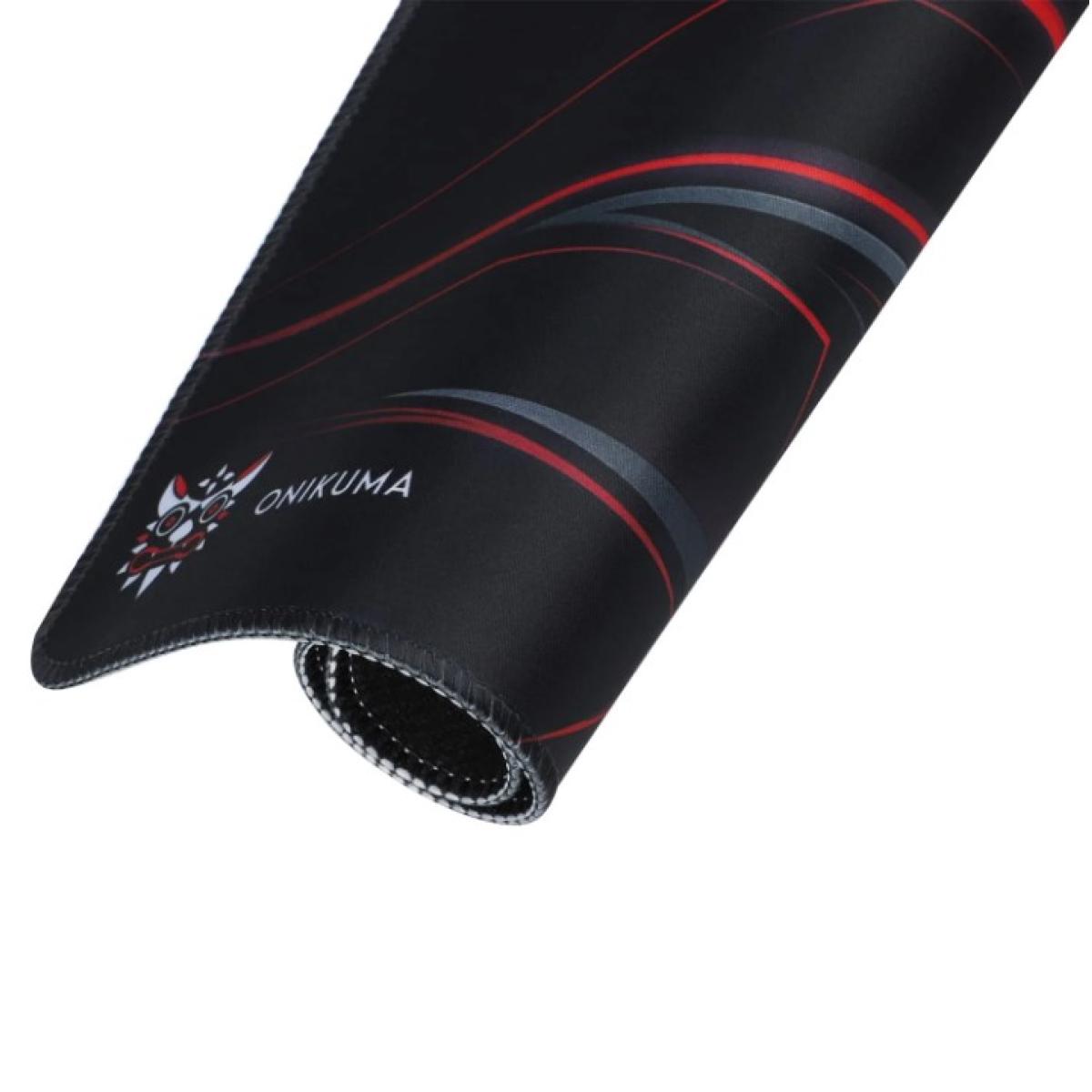 ONIKUMA G4 Black & Red Large Gaming Mouse Pad 350*300*2mm