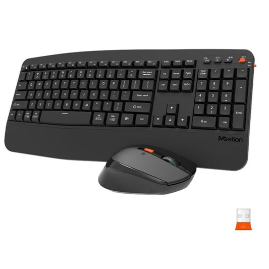 Meetion DirectorA 2.4Ghz & Bluetooth Dual Ergonomic Keyboard & Mouse Combo