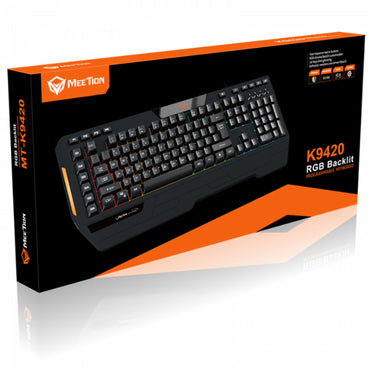 MeeTion MT-K9420 Custom Macro Pro Membrane Gaming Keyboard