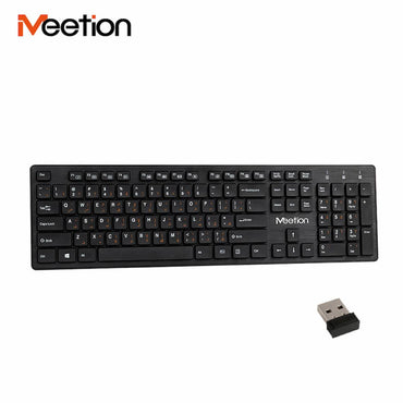 MeeTion MT-WK841 Slim 2.4G Wireless Keyboard – Ultra-thin Chocolate Design