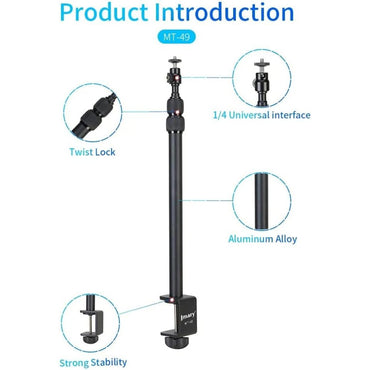 حامل ثلاثي القوائم Jmary MT-49 للتركيب على المكتب