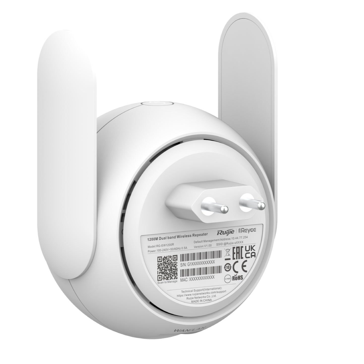 Reyee 1200Mbps Mesh Wi-Fi Extender