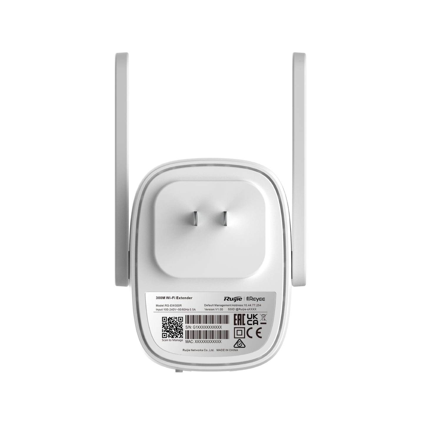 Ruijie Reyee RG-EW300R 300Mbps Mesh Wi-Fi Extender
