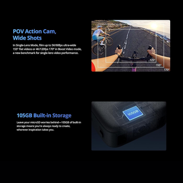 DJI Osmo 360 Adventure Combo 8K 360-degree action camera with 120MP panoramic photos 105GB built-in storage and three batteries at SAMMANPC Jordan