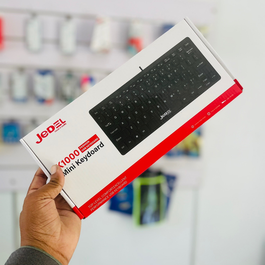 Jedel K1000+ Mini Wired USB Ultra-Slim Keyboard