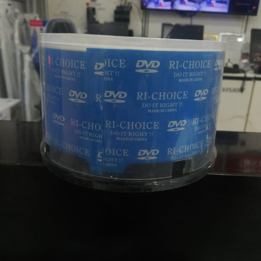 أقراص Ri-Choice DVD فارغة للتسجيل بسعة 4.7GB و8.5GB
