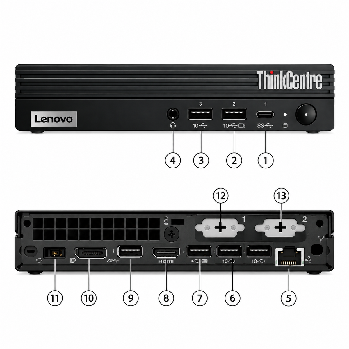 Lenovo ThinkCentre M70q specifications 12th Gen Core i5 8GB DDR4 512GB SSD Windows 11 Pro in Jordan