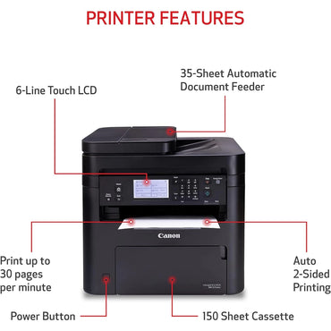 Canon i-SENSYS MF-275dw A4 Wireless & Duplex MONO 4-In- One ( Print, Copy, Scan, Fax) Printer - Black
