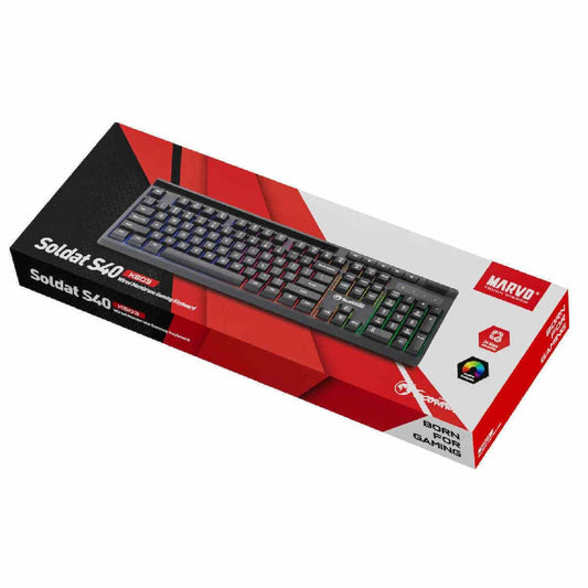 Marvo Soldat S40 K603 Full-Size RGB Gaming Keyboard