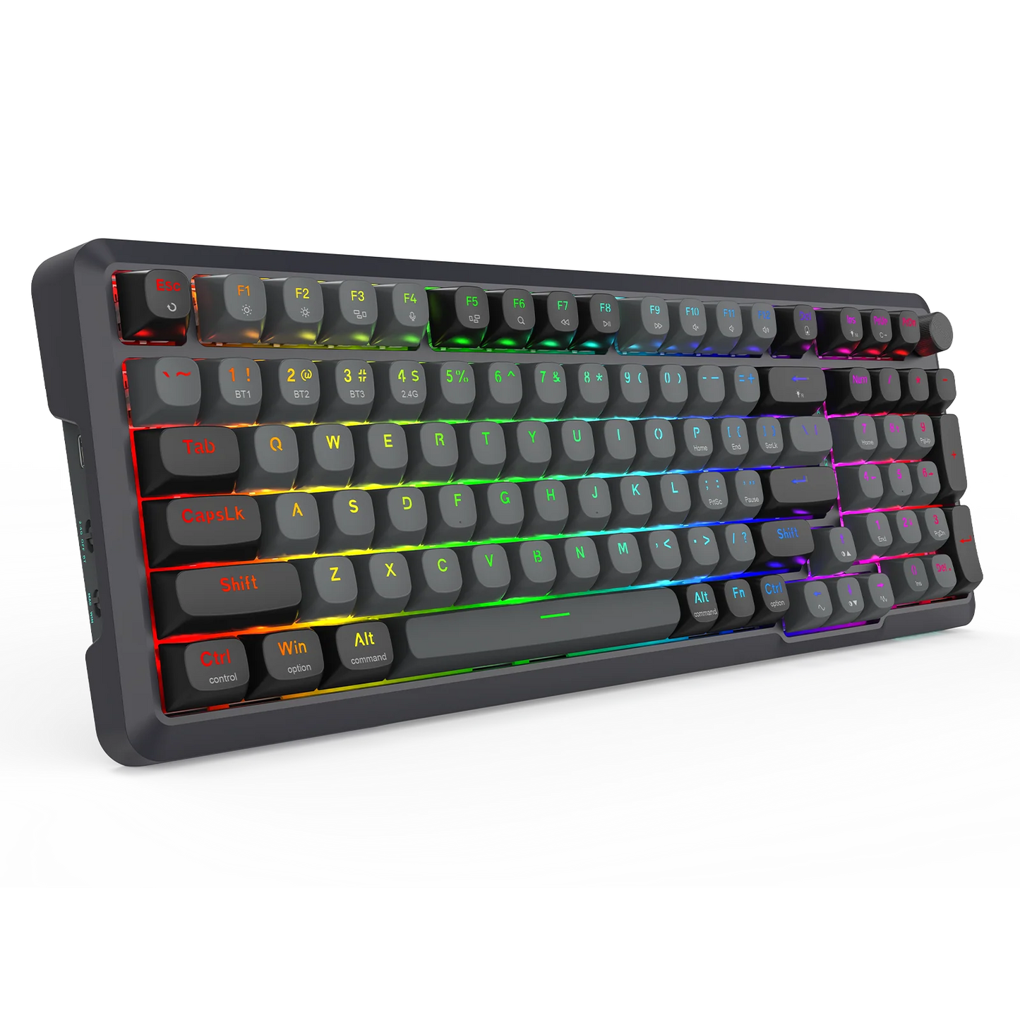 BRAGI PRO K688 RGB-PRO Gasket Mounted 3-Mode Mechanical Gaming Keyboard