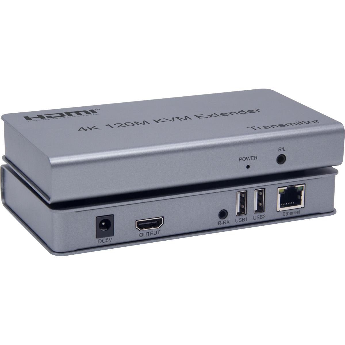 4K 120M HDMI KVM extender with Transmitter and Receiver