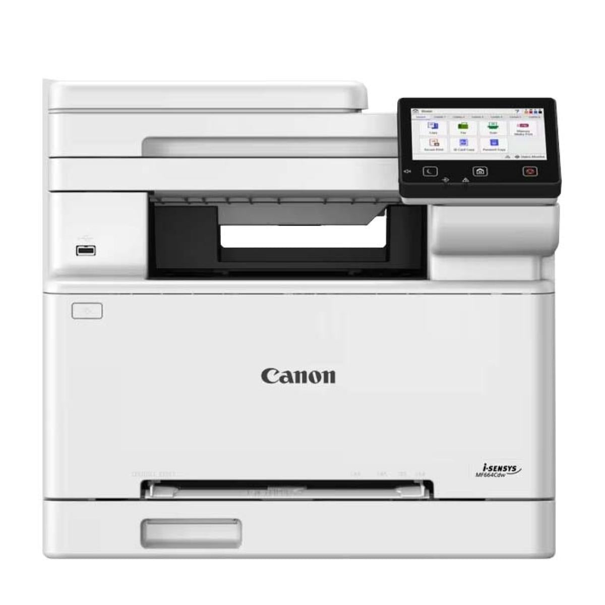 طابعة كانون متعددة الوظائف i-SENSYS MF664Cdw متعددة الوظائف (طباعة، مسح ضوئي، نسخ) ليزرية ملونة