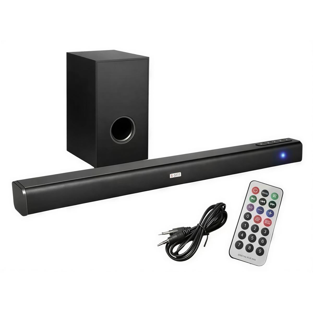 Wireless E-5111 All in One Home TV Sound Bar System with Subwoofer 60W