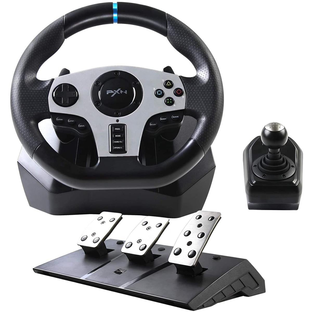 PXN V9 Gaming Steering Wheel with Pedals Shifter