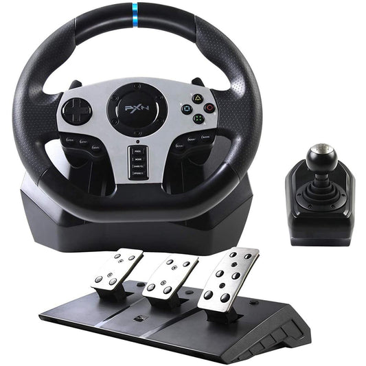 PXN V9 Gaming Steering Wheel with Pedals Shifter