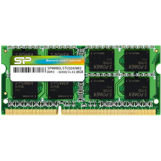 Silicon Power 8GB DDR3 SODIMM-1066 MHz For Laptop