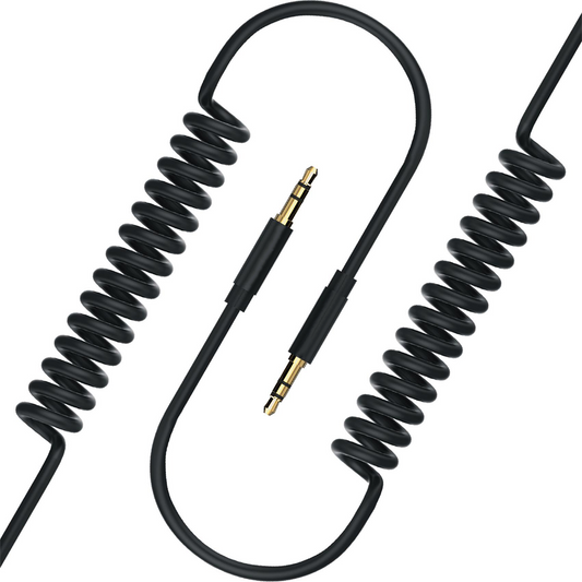 AUX Spring Audio Cable 3.5mm Male to Male 1.5M | Jordan