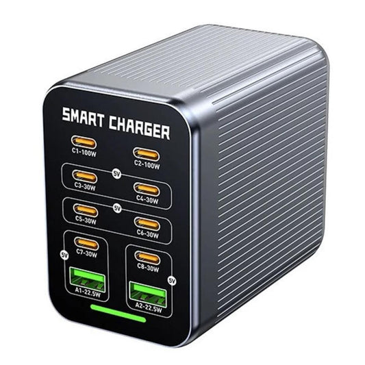 محطة شحن GaN مكتبية 425W متعددة 10 في 1