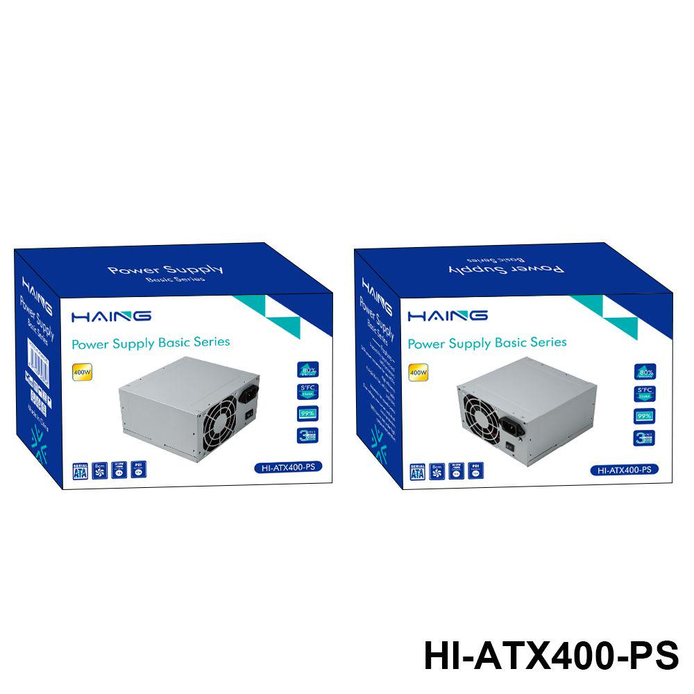 مزود طاقة مغناطيسي من سلسلة HAING HI-ATX400-PS بقدرة 400 واط