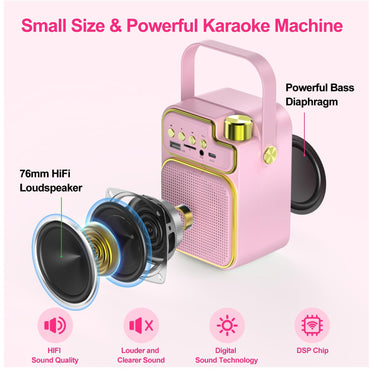 M-4050 Kids Karaoke Bluetooth Speaker with Mic
