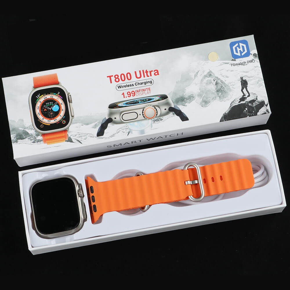 Hiwatch T800 Ultra 1.9inch Full Touch Display Magnetic Charging Smart Watch