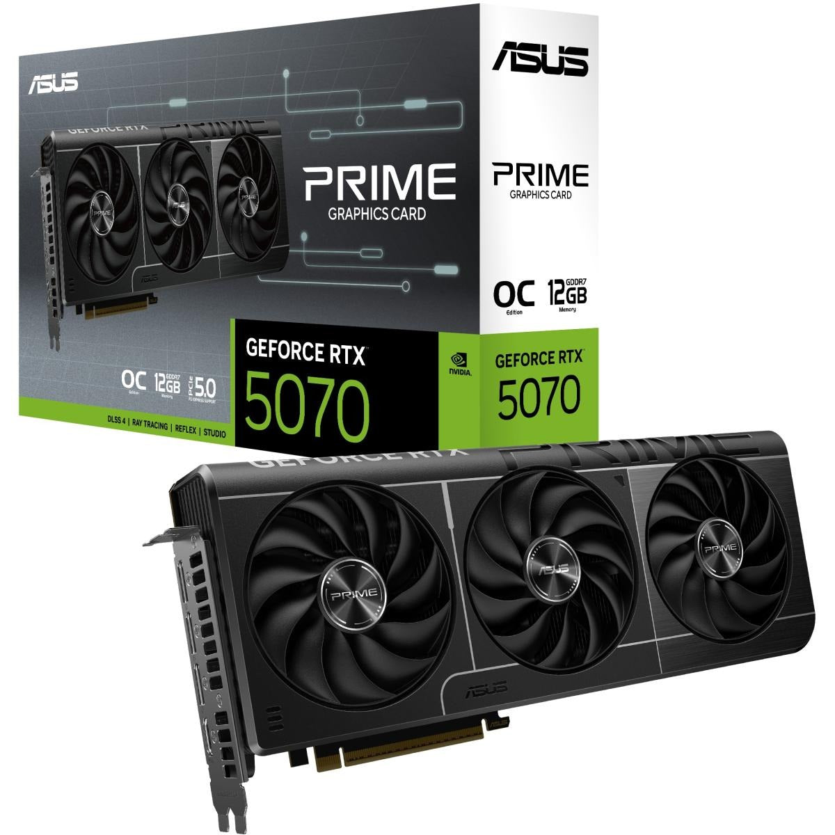正*ん様 ASUS PRIME RTX 5070 OC 12GB ASUS PRIME Gaming GeForce RTX 5070 OC Edition 12GB GDDR7- Graphics