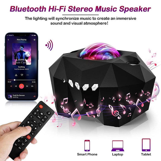 Dream Aurora Star Projector with Bluetooth Speaker