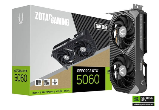 ZOTAC GAMING GeForce RTX 5060 Twin Edge OC 8GB GDDR7 - Graphics Card