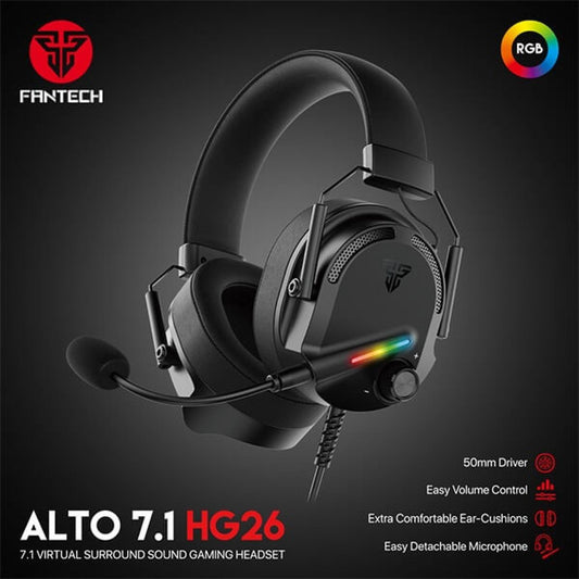 Fantech ALTO HG26 7.1 Virtual Surround RGB Wired Gaming Headset