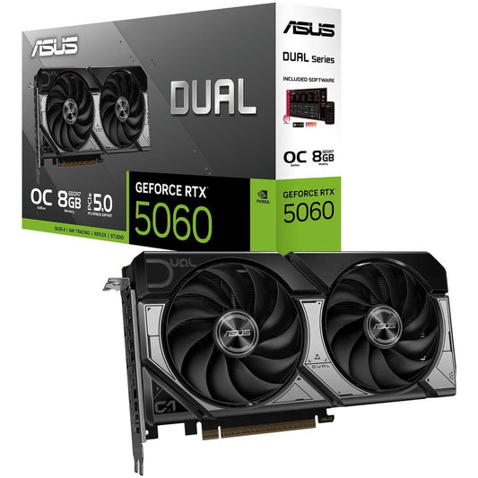 ASUS Dual GeForce RTX 5060 OC Edition 8GB GDDR7 Graphics Card