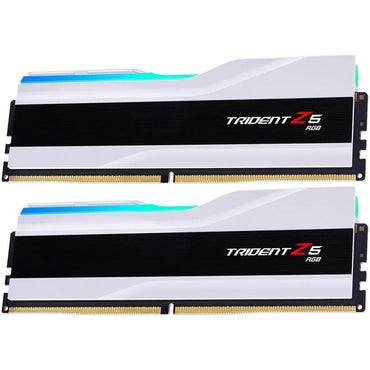 G.SKILL Trident Z5 RGB Series 32GB (2x16GB) DDR5 RAM 6000MT/s CL36 Memory Kit - White