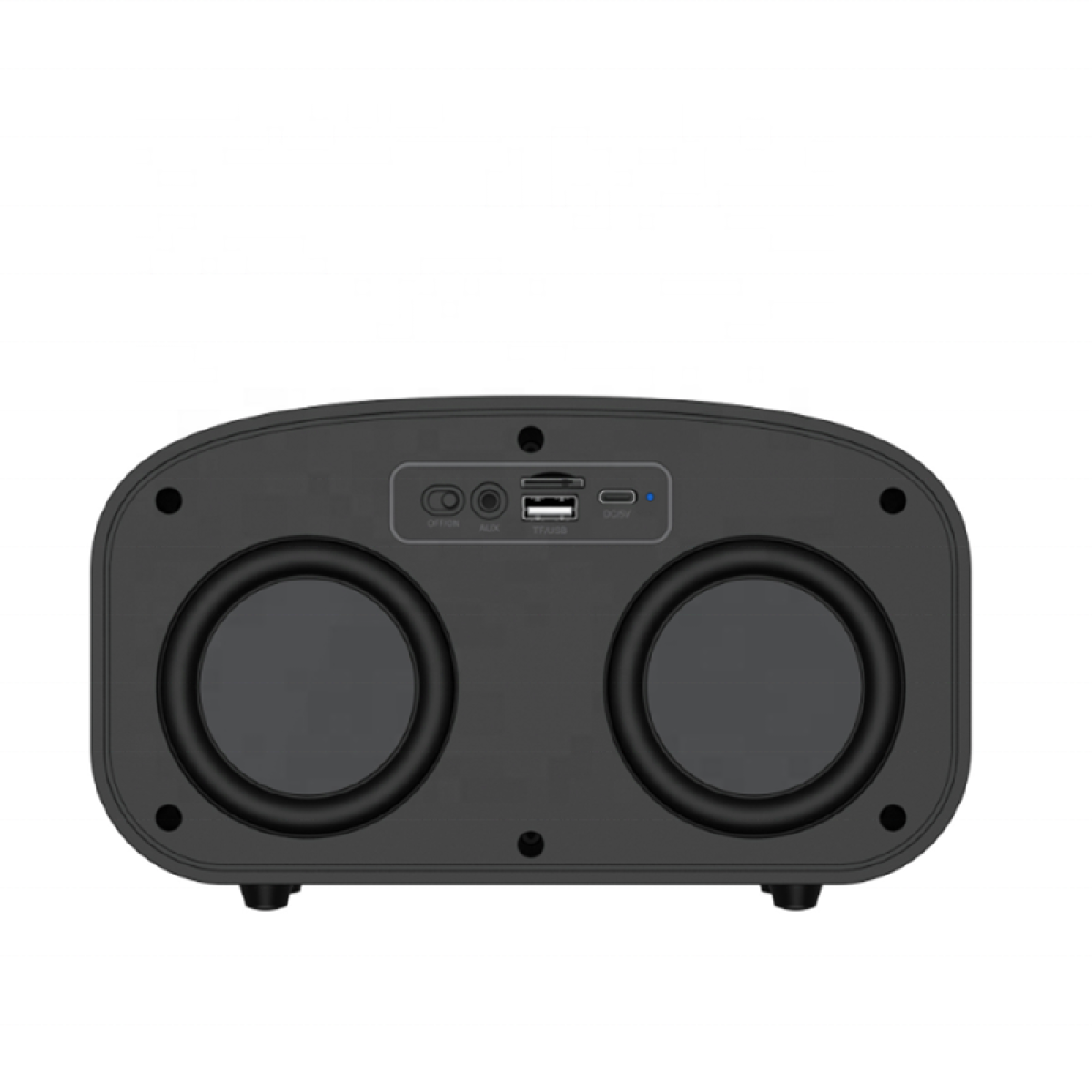 E-3401 Walnut Wood Grain Metal Bluetooth Speaker